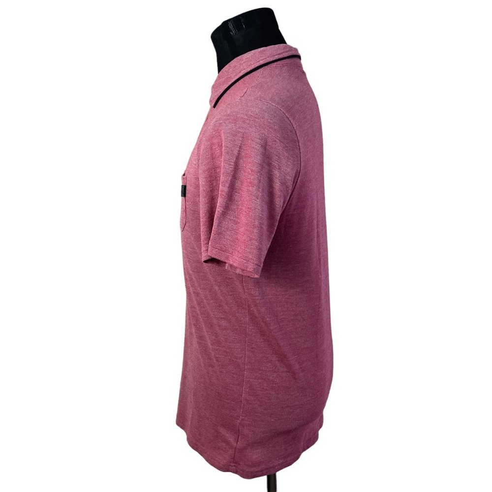 Oakley | Men's Red heather Short Sleeve Polo Shirt Size Small - Picture 4 of 7
